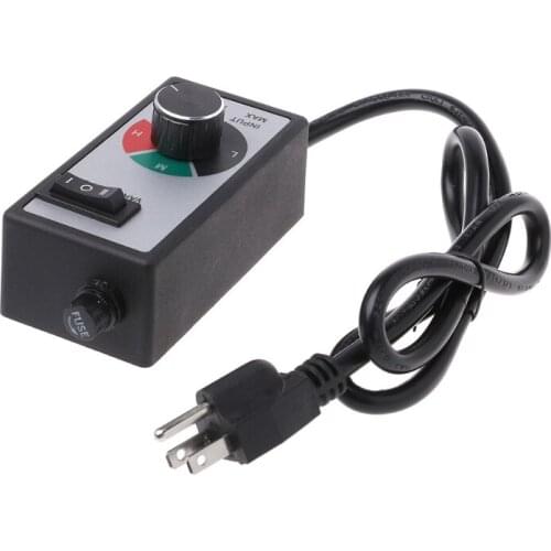AC 120V 15A Fan Variable Voltage Speed Control Electric Motor Rheostat Governor 85DA