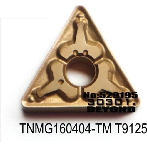TNMG 160408 TNMG160404 TNMG160404-TM TNMG160408-TM TNMG160412-TM T9125 Carbide Inserts Turning Lathe Cutter Tools