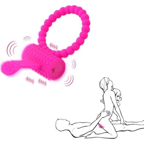 Vibrating Penis Ring Silicon Male Time Delay Adult Sexs Toys For Ejaculation Vibrador Anillos Juguetes Para Adultos Erotic Toys