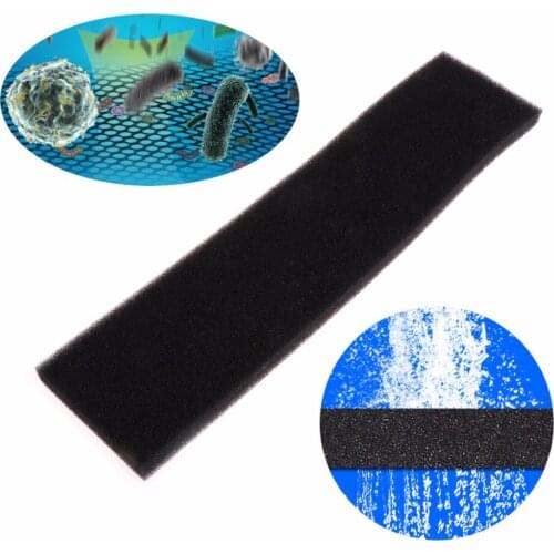 1Pc Useful Aquarium Biochemical Filter Foam Block Filtration Fish Tank Sponge Pads Black 50x12x2cm C42