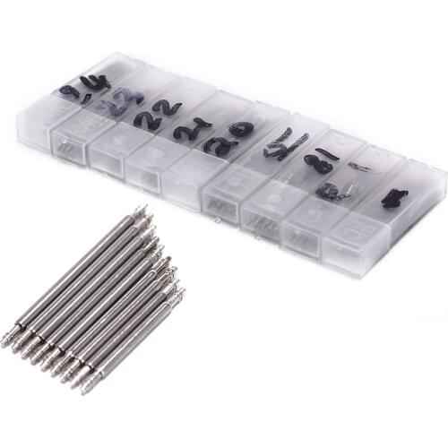 20Pcs Watch Repair Set 16-24MM Stainless Steel Watch Band Spring Bars Strap Link Pins Jewelry Tools Wholeale