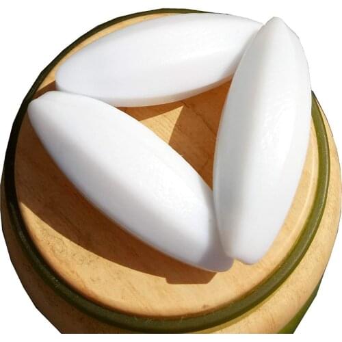 3pcs Large Magnetic Stirrer Stir Bar PTFE Magnetic Mixer Stir Bars (Olive shape ) A12x35mm