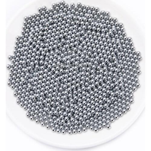 4# 0.13inch 3.3mm Znic plated BB balls hunting balls slingshot balls bearing balls 6800PCS/KG