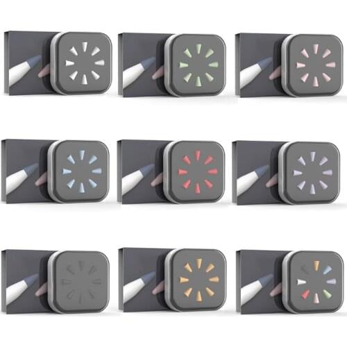 8 Packs Touchscreen Pen Nib Case For Apple Pencil 2nd Generation Silicone Pencil Tip Cover For Pencil 1St Pen Cap Protector