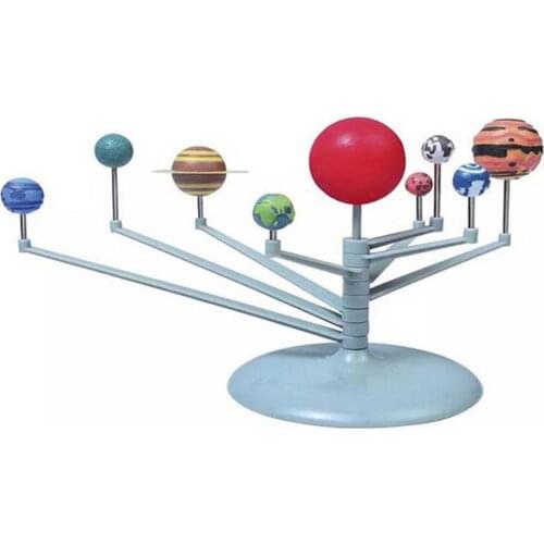 Astronomy Science Solar System Nine Planets Planetarium Model Kit Project DIY Kids Gift Worldwide Sale Early Education For Child