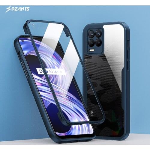 For OPPO Realme 8 Realme 8 Pro Case [360 Camouflage Bettle] Full Protection Cover Soft Transparent Shockproof Phone Casing
