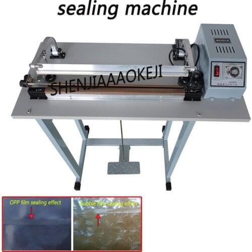 SF-400 Foot Pedal Impulse Plastic bags Sealer Heat package Sealing Machine shrinking equipment economic packaging tool