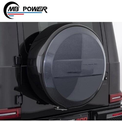 G class w463 G63 G500 G400 G350 carbon fiber tire cover G wagon W464 W463A G63 G500 G350D dry carbon fiber Spare tire cover