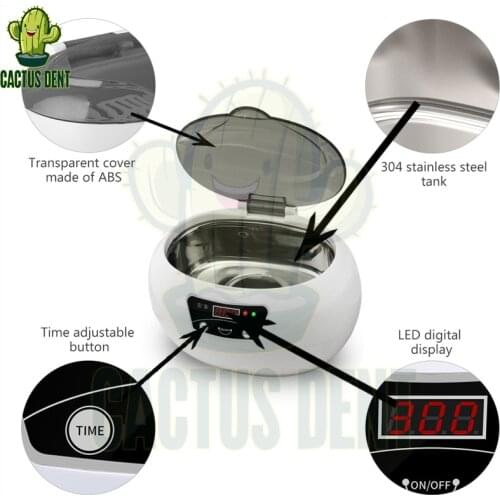 Medical Equipment Ultrasonic Cleaner Portable / Digital Ultrasonic Dental Cleaner Cleaning Machine Device Jewellery Appliances