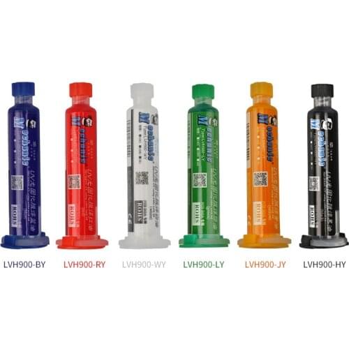 MECHANIC UV Curing Solder Mask Ink Red Green BGA Oil Prevent Corrosive Arcing for Mobile Phone PCB Motherboard Repair Tools