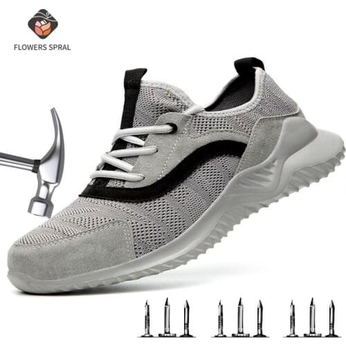 Large Size New Safety Shoes Anti-Extrusion And Anti-Piercing Steel Toe Low-Top Breathable And Wear-Resistant Safety Shoes