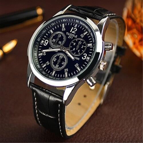 OTOKY Men's Watch With Leather Strap