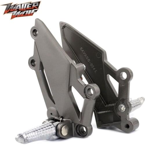 Front Footrest Foot Pedal For KAWASAKI VERSYS 250 300 NINJA EX250R EX300R Z250 Z300 Motorcycle Accessories Gear lever Left Right