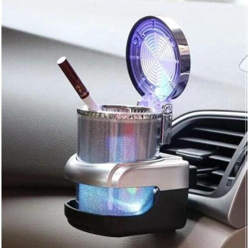 Colorful ashtray car ashtray with LED light colorful ashtray for car Accessories