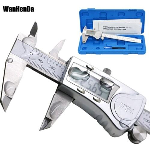 IP54 waterproof digital caliper High precision Measuring tools stainless steel micrometer calipers 0-150mm/200mm/300mm