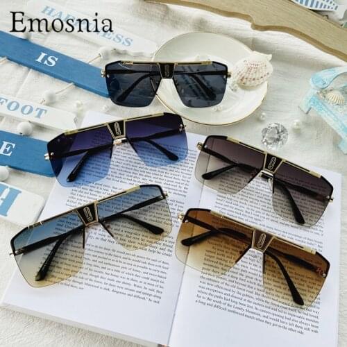 2021 New Fashion Holiday Mens Sunglasses Wholesale Square Vintage Brand Design Luxury Metal Frame Sun Glasses Driving Flat Top