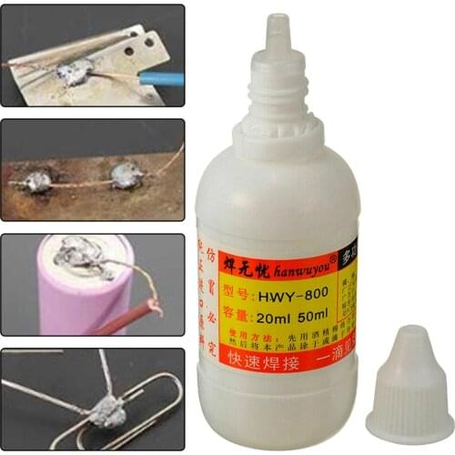 Welding PCB Tool 20ml/50mlStainless Steel Flux Soldering Stainless Steel Liquid Solders Water Durable Liquid Flux Solders