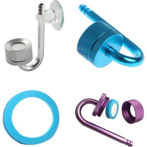 Aluminum Alloy Aquarium Carbon Dioxide Co2 Diffuser Reactor U-tube Check Valve Aquarium Aquatic Fish Water Tank Supplies Tool
