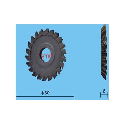 Tungsten Steel 60*16*6mm Coarse Tooth Key Cutting Blade 22T Cutter Disk Locksmith Tools