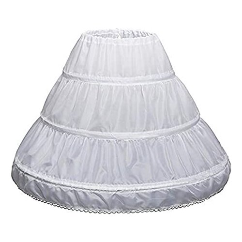 Girls' Crinoline Petticoat Dress Underskirt Rockabilly Tutu Fluffy Women Short Petticoats