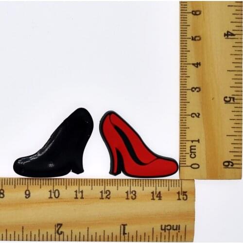 10 PCS LadY Women Girls Favor Cosmetics Lipstick Perfume Makeup Bag Brush Scissor High Heel Hair Dryer DIY Flabtack PVC Patches