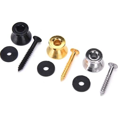 2 Pcs Guitar Strap Buttons Strap Locks Straplocks For Electric Guitar Parts