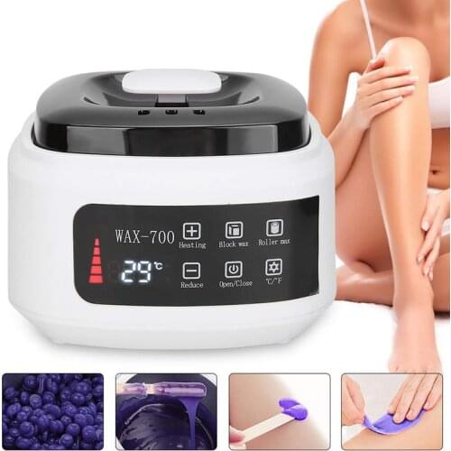 500ml Wax Heater Professional SPA Hand Epilator Feet Paraffin Wax Machine Electric Hair Removal Wax Warmer Depilatory for Legs