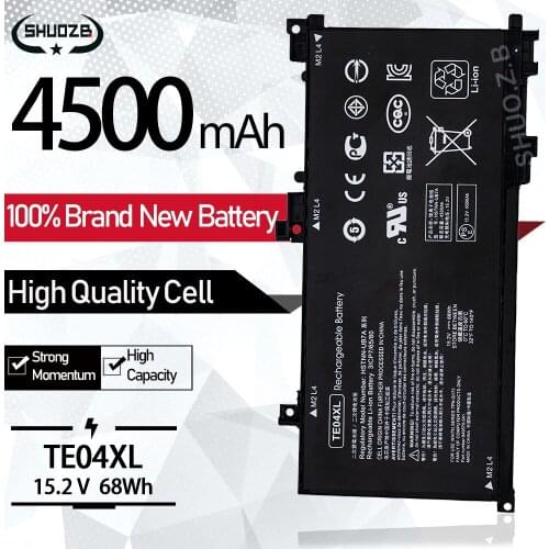 4500MAH TE04XL Laptop Battery For HP OMEN 15-AX200 15- AX218TX 15-AX210TX 15-AX235NF 15-AX202N 15-BC200 HSTNN-DB7T 905277-855