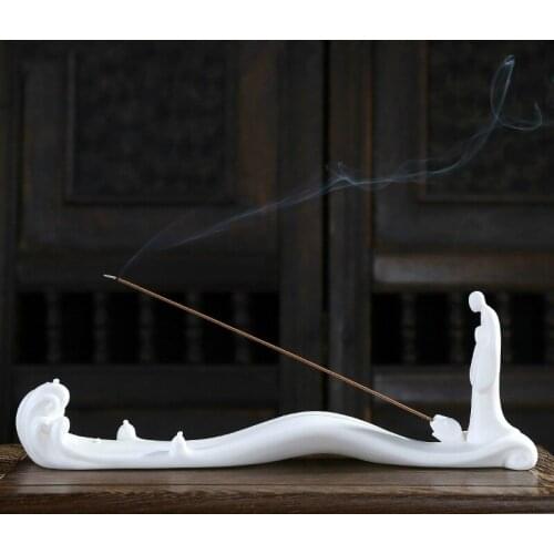 Fragrance Zen Zen incense burner ceramic aromatherapy stove tea room sandalwood pedestal