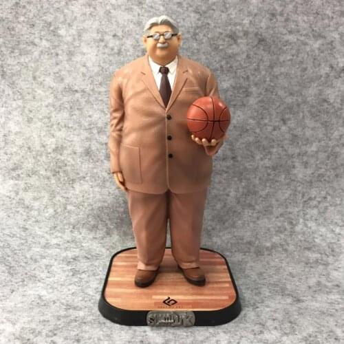 21cm SLAM DUNK Mitsuyoshi Anzai coach Action figure toys doll Christmas gift with box