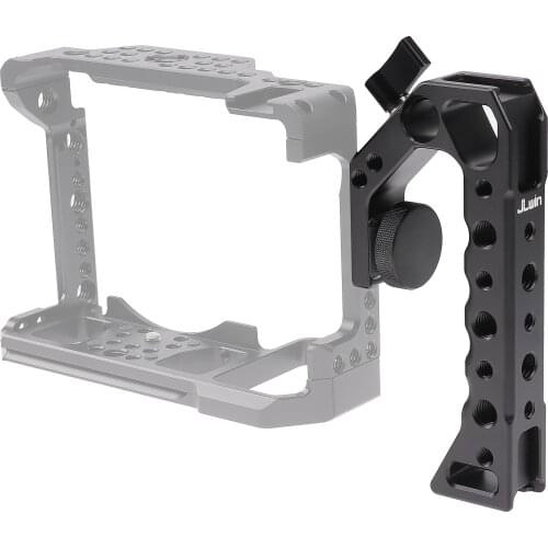 SLR Camera Sliding Chute Multifunction Cold Shoe Cage Handle Extension for Sony A6400 A6300 A6100 Camera Cage