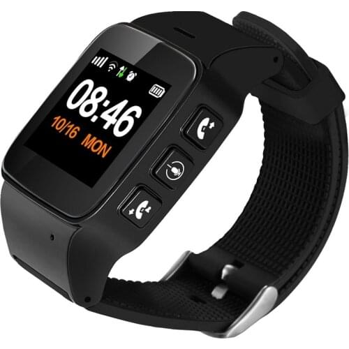 GPS Tracker Elderly Kids Smart Watch Tracker Safety Anti-lost Locator Wifi GPS LBS Tracking SOS Emergency Call And Alarm