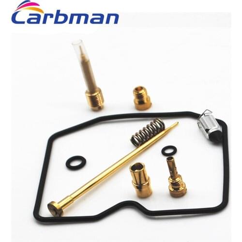 Carbman Carburetor Repair Kit For 1987-2007 Kawasaki KLR650 Motorcycle Accessories Replacement Parts