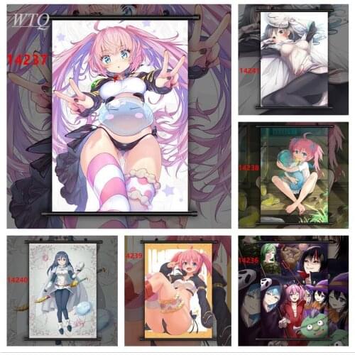 That Time I Got Reincarnated As A Slime Milim Nava Izawa Shizue Canvas Painting Anime Posters Wall Art Picture Home Decor