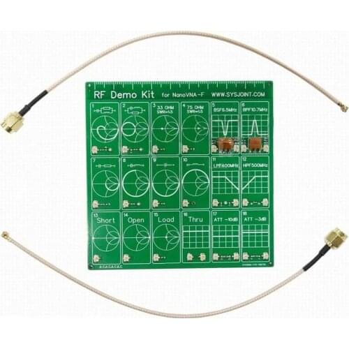 RF Demo Kit NanoVNA RF Tester Board Filter Attenuator for NanoVNA-F Vector Network Anaylzer