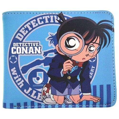 Conan/Natsume Yuujinchou/Doma Umaru colorfull pu leather men purse Ladies Wallets