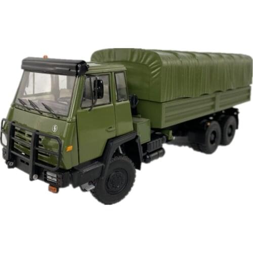 Diecast 1/43 Scale Shaanxi Automobile Steyr Logistics Support Truck Static Display Adult Gift Collection Kids Toys Boys
