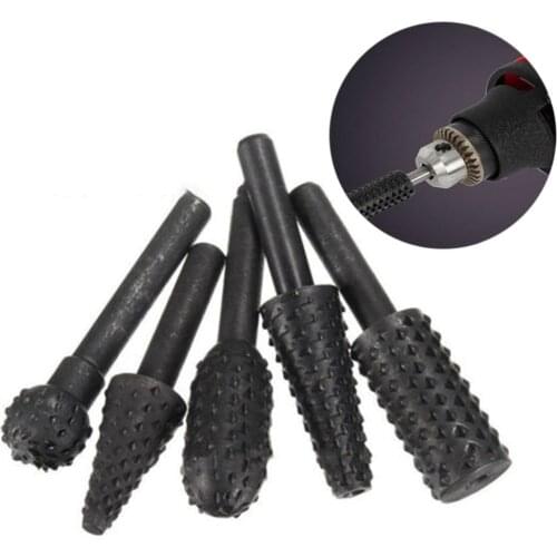 5PCS 1/4'' DIY Hand tool Drill Bit Set Carpentry Cutting Tools For Woodworking Knife Wood Carving building / engineering useful