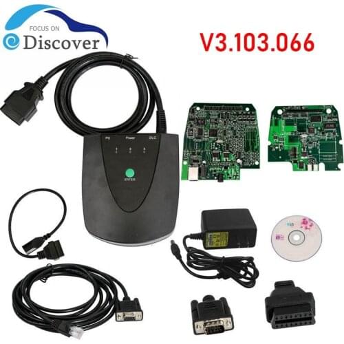Newest V3.103.066 HDS HIM For HONDA Diagnostic Module For Honda HDS HIM Interface Green Double PCB support Multi-Function