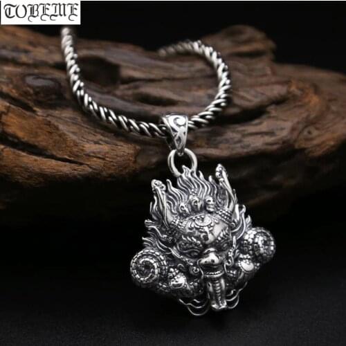 New! Handmade 925 silver Dragon pendant vintage thai silver strong Dragon pendant Man jewelry gift necklace pendant