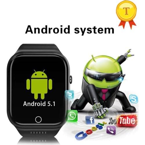 New Android OS MTK6580 Bluetooth 4.0 Smart Watch 3G WIFI gps ROM 16GB big memory Smart phone watch for Women Men Kids girls boy