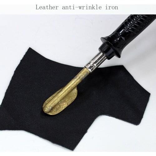Wholesale Pure copper handmade ironing electric iron leather wrinkle tools leather craft tools