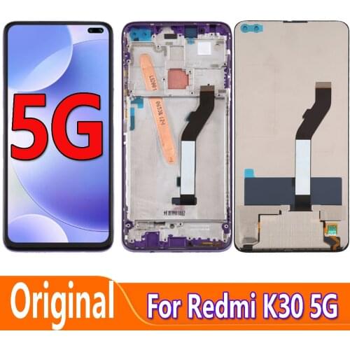 Original Display Replace 6.67" For Xiaomi Redmi K30 5G M1912G7BE M1912G7BC LCD Touch Screen Digitizer Assemby