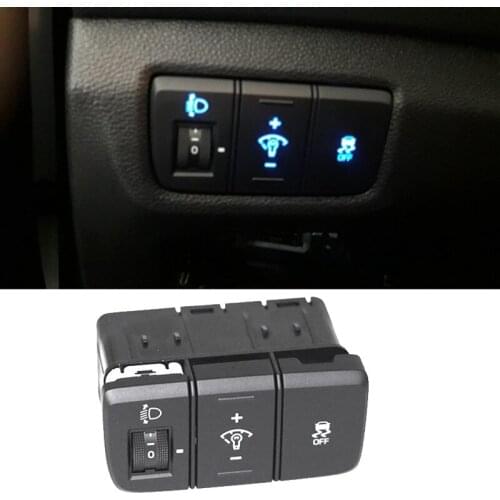Car Dashboard Brightness Switch Head Light Lamp Adjustment Brightness Side Slip OFF for Hyundai Ix25 Creta 93300-C9000