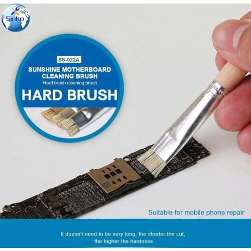 SUNSHINE SS-022 Rework ESD Anti Static Dust Brush For Mobile Phone Tablet PCB BGA Repair Soldering Cleaning Tool for iPhone