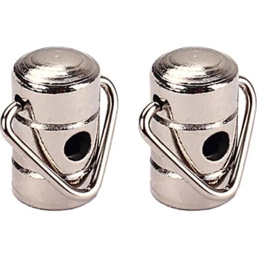 Tooyful 2 Pieces Large Size Banjo Strap Hooks Replacement for Banjo Guitar Parts