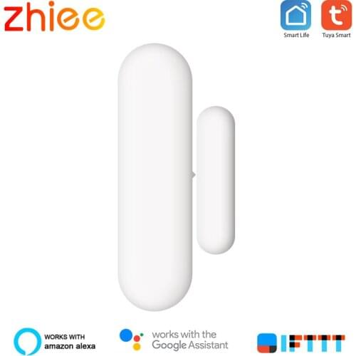 Tuya Smart WiFi Door Sensor Door Open / Closed Detectors Compatible With Alexa Google Home Smart Life APP