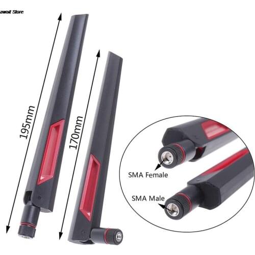 1pc 10DBi Dual band WIFI Antenna 2.4G 5G RP SMA Male/Female Universal Antennas Amplifier WLAN Router Antenne Booster