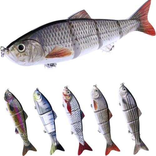 HENGJIA 1PC 25cm/146g hard mutil jointed segments fishing lures sea fishing wobbler crankbaits artifical pesca fishing