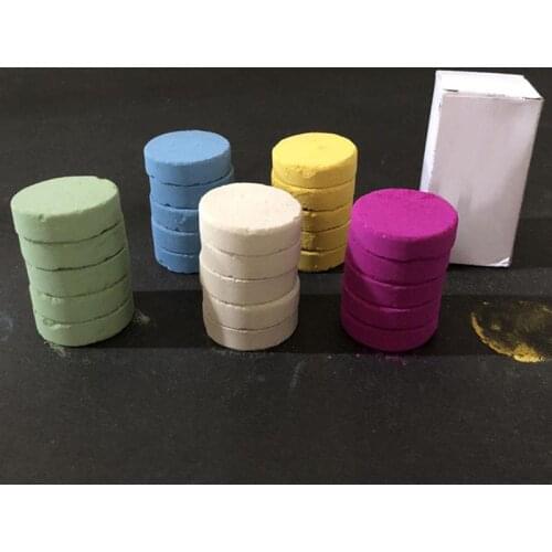 10pcs Creative Colorful Smoke Pills Combustion Smog Cake Effect Smoke Bomb Stage Photography Props Aid Party Supplies